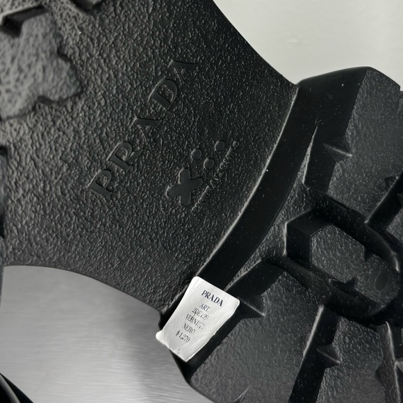 Prada Men’s Monolith Patent Leather Loafers - Picture 4 of 7